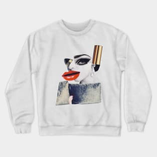 Elegant Vintage Lady Crewneck Sweatshirt